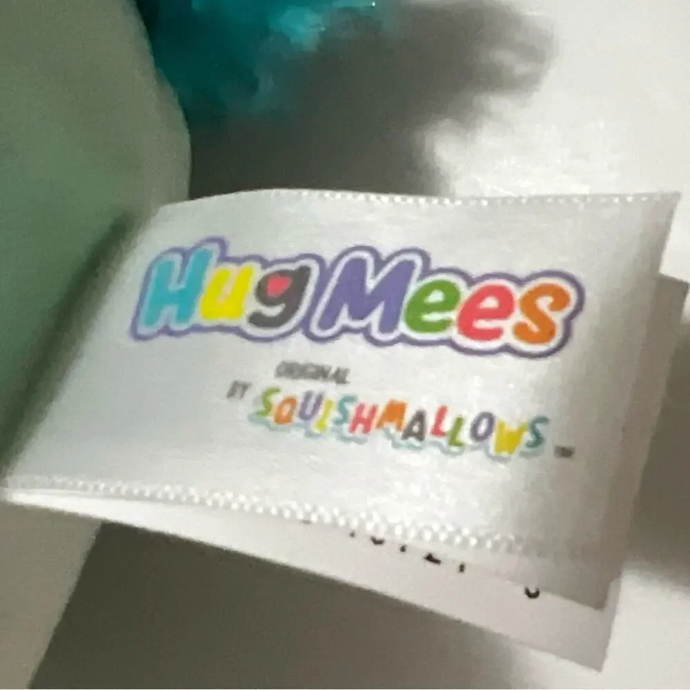 Hugmees Squishmallows Fuyuki fluff Green and Cream Plush‎ squirrel Toy